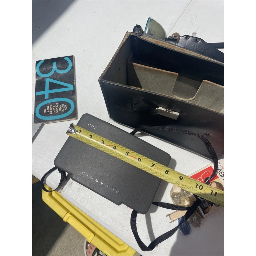 Vintage Polaroid 340 Automatic Land Camera Flash Model 340 Carry Case and more‎